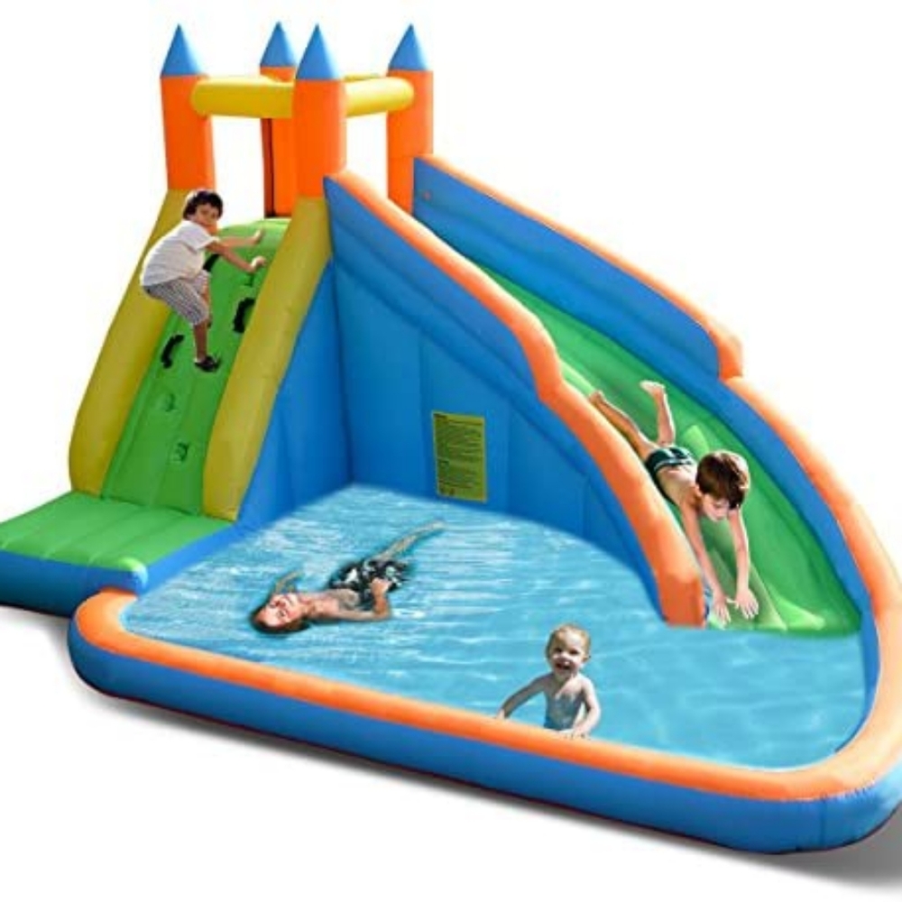 Inflatable water slide